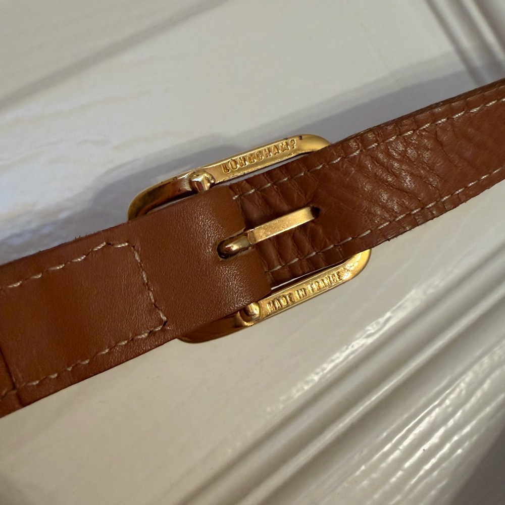 Longchamp Elegant Brown and Cream Crossbody shoulder Bag - Picture 7 of 9